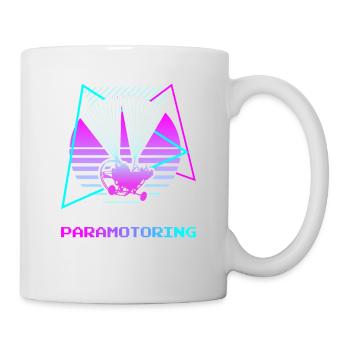 Rétro Vintage Classic Paramotoring Parapente - Mug blanc - blanc - Droite