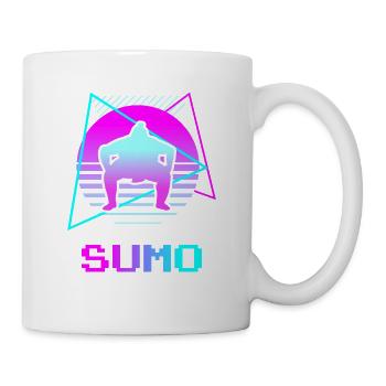 Lutteur de sumo classique rétro vintage - Mug blanc - blanc - Droite
