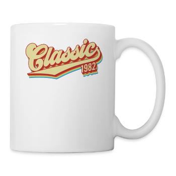 1982 Geburtstag - Tasse - Weiß - Rechts
