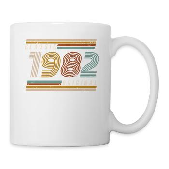 1982 Geburtstag - Tasse - Weiß - Rechts