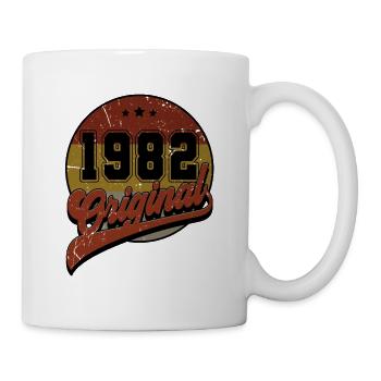 1982 Geburtstag - Tasse - Weiß - Rechts