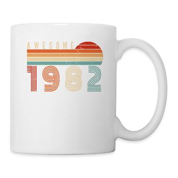 1982 Geburtstag - Tasse - Weiß - Rechts