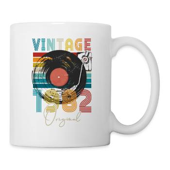 1982 Geburtstag - Tasse - Weiß - Rechts