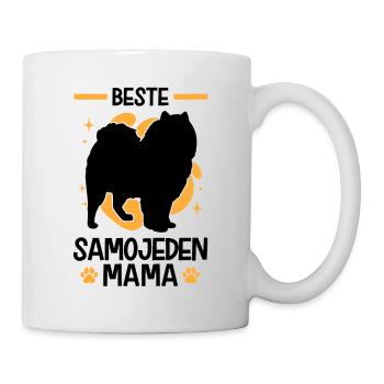 Beste Samojede Mama Schlittenhund - Tasse - Weiß - Rechts