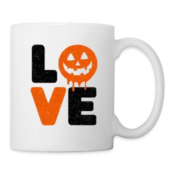 Halloween Love Funny Saying Sayings - Mug - white - Right