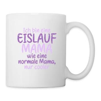 Eislaufen - Tasse - Weiß - Rechts