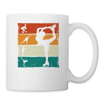Eislaufen - Tasse - Weiß - Rechts