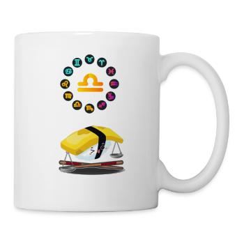 Sushi japonais Drôle Balance Zodiac Sushi Lover Pun - Mug blanc - blanc - Droite