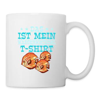 Das ist mein Wasserwechsel T-shirt Aquarianer - Tasse - Weiß - Rechts