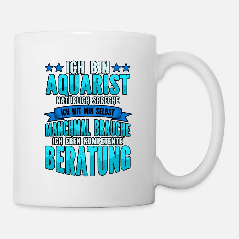 Aquarianer - Tasse - Weiß