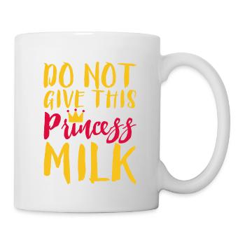 Ne donnez pas à cette princesse du lait 2 - Mug blanc - blanc - Droite