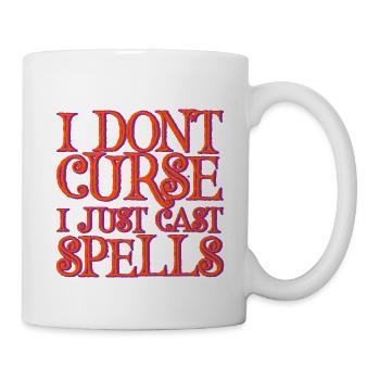 I Don't Curse, I Just Cast Spells 2 - Mug - white - Right