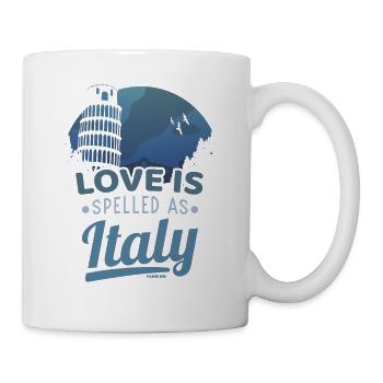 Italy Italian Flag Italia Gift - Mug - white - Right
