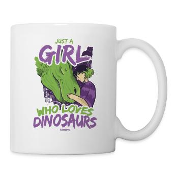 Just A Girl Who Loves Dinosaurs - Mug - white - Right