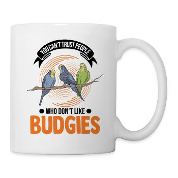 Cadeau perruche Welli Cockatiel - Mug blanc - blanc - Droite