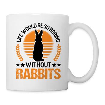 Lapin Cadeau Lapin Lapin Lapin - Mug blanc - blanc - Droite