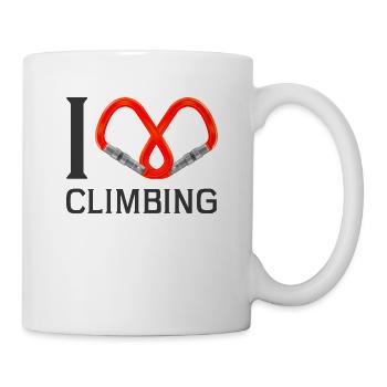 I love climbing Mountaineering Mountain hiking - Mug - white - Right