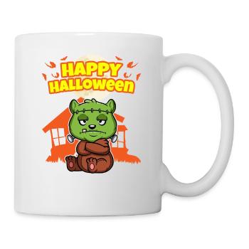 Happy Halloween Scary Funny Hallow's Eve Costume - Mug - white - Right