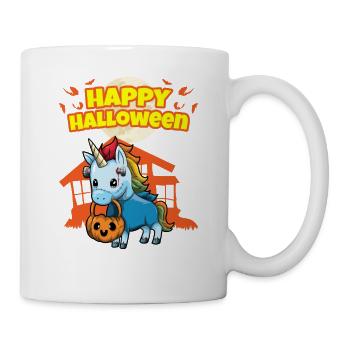 Happy Halloween Scary Funny Hallow's Eve Costume - Mug - white - Right