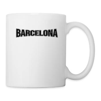 Barcelona - Tasse - Weiß - Rechts