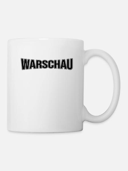 Warschau - Tasse - Weiß