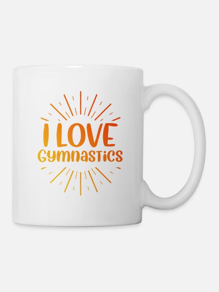 J’adore la gymnastique - Mug blanc - blanc