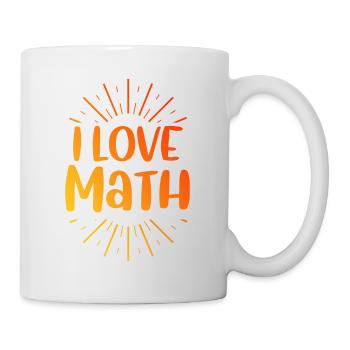 I love math - Mug - white - Right