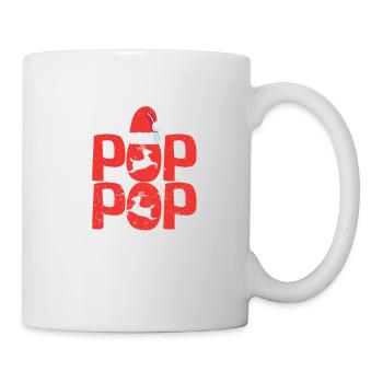 Pop Pop Claus Père Noël Assorti Famille Noël - Mug blanc - blanc - Droite