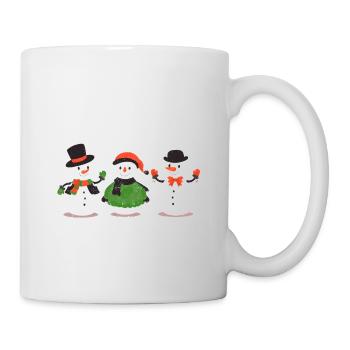 Stay Frosty Funny Christmas Pajamas Cooler - Mug - white - Right
