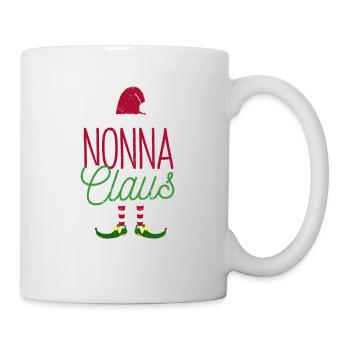 Santa Grandma Drôle De Noël Pyjama Noël PJ - Mug blanc - blanc - Droite