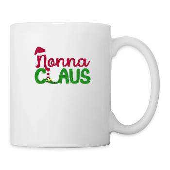 Nonna Claus Santa Grandma drôle pyjama de Noël - Mug blanc - blanc - Droite