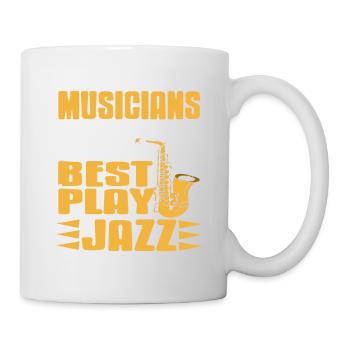 Les musiciens sont créés égaux seulement le meilleur jeu - Mug blanc - blanc - Droite