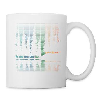 Retro Wald Outdoor Wandern Natur - Tasse - Weiß - Rechts