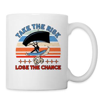 Kiteboarder Kitesurfer Kiten Kiteboard Geschenk - Tasse - Weiß - Rechts