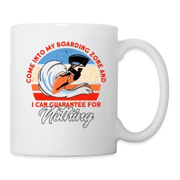 Kiteboarder Kitesurfer Kiten Kiteboard Cadeau - Mug blanc - blanc - Droite