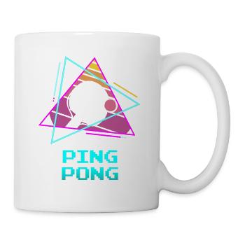 Retro Vintage Classic Ping Pong Table Tennis - Mug - white - Right