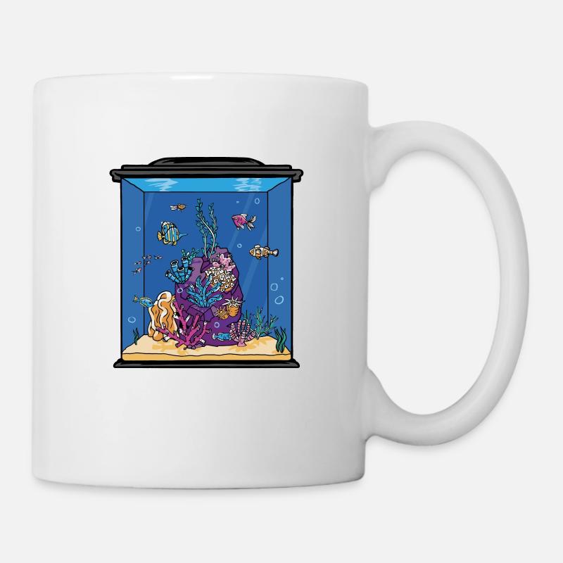 Aquarianer - Tasse - Weiß