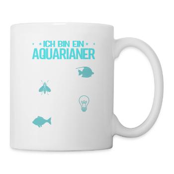 Ich bin ein Aquarianer - Tasse - Weiß - Rechts