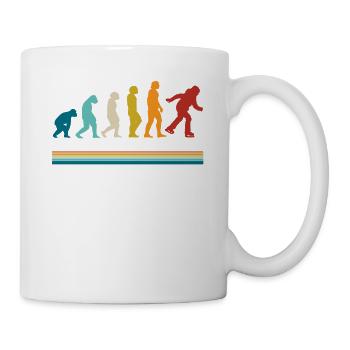 Eislaufen - Tasse - Weiß - Rechts