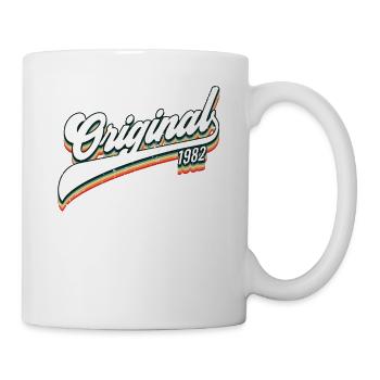 1982 Geburtstag - Tasse - Weiß - Rechts