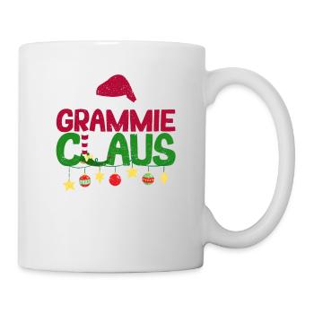 Santa Funny Grandma Noël Pyjama Noël PJ - Mug blanc - blanc - Droite