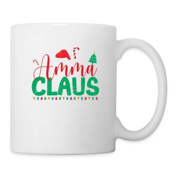 Chapeau de Père Noël Drôle De Grand-mère Pyjama de Noël - Mug blanc - blanc - Droite