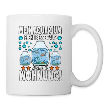 Aquarianer - Tasse - Weiß - Rechts