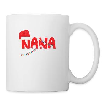 Weihnachtsmannmütze Lustige passende Familie - Tasse - Weiß - Rechts