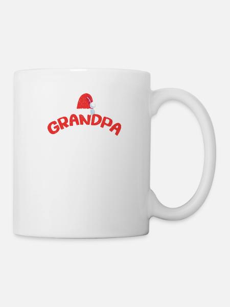 Santa Matching Familie Weihnachten Pjs Großvater - Tasse - Weiß