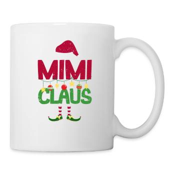 Santa Weihnachten Pyjamas Familie Matching Xmas PJ - Tasse - Weiß - Rechts