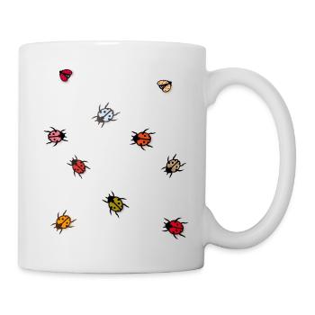 Ladybugs, insects, luck - Mug - white - Right
