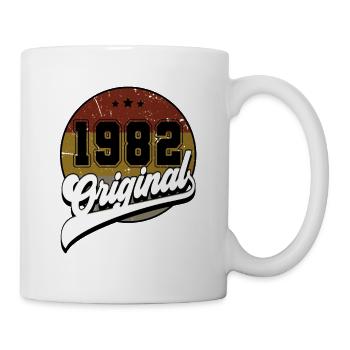 1982 Geburtstag - Tasse - Weiß - Rechts