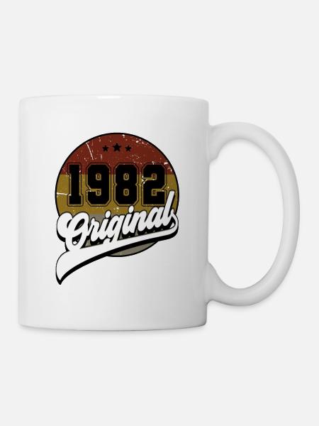 1982 Geburtstag - Tasse - Weiß