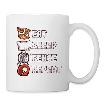 fencing - Mug - white - Right